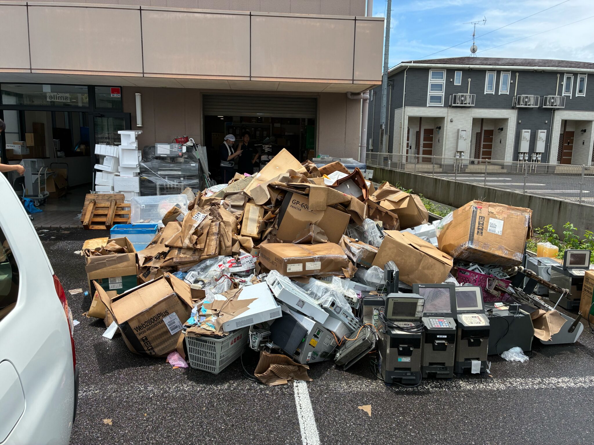 浸水被害の写真